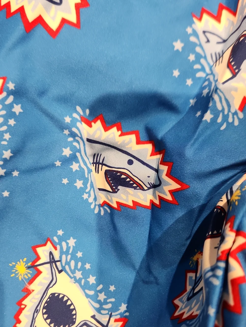 NWT Cat & Jack Sharks UPF 50+ Husky Boys Sz M (8) Swimtrunks